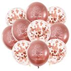 Eid Mubarak Balloons 10 Pcs Eid Balloons Eid Backdrop Background Props Decor