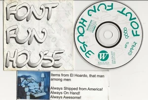 Font Fun House By Wayzata Technology In Jewel Case Very Good Condition - Picture 1 of 3