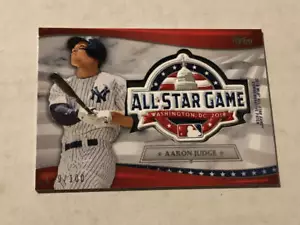 2018 Topps All Star Fanfest Gedenkaufnäher Aaron Judge Yankees #99/100 - Bild 1 von 1
