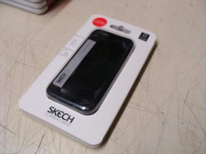 Neu Skech Lisso stoßdämpfende Lederhülle für iPhone 5/5s - schwarz - Bild 1 von 5