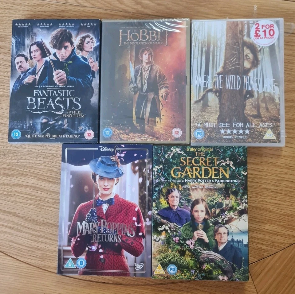 Family Collection Of 5 Movies Including Mary Poppins All New & Sealed - Image 1 of 1