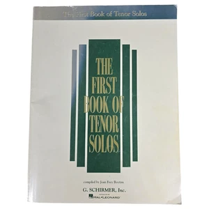 The First Book of Tenor Solos Music Songbook Schirmer Hal Leonard 1991 Vintatge - Picture 1 of 13