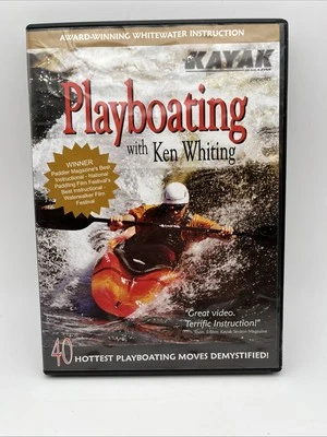 Playboating with Ken Whiting (DVD) whitewater kayak instructional *MINOR SCUFFS* - Image 1 of 4