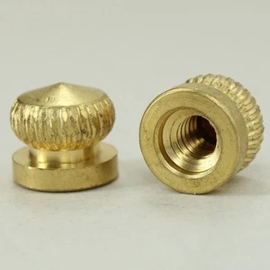 20 PIEZAS, PERILLA MOLETEADA, 8-32'', 5/16x5/16, LATÓN CHAPADO, BELLOTA MOLETEADA (333-358) - Imagen 1 de 2