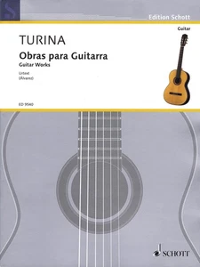 Turina Guitar Works Advanced Level Classical Spanish Solo Sheet Music Book - Picture 1 of 1
