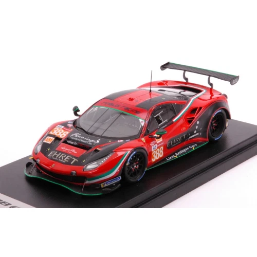 FERRARI 488 GTE EVO N.388 24H LE MANS 2021 EHRET/HOOK/BLEEKEMOLEN 1:43 Looksmart - Immagine 1 di 1