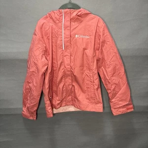 Columbia Arcadia II rain jacket in the color Pink Agave XS Girls Hoodie - Picture 1 of 6