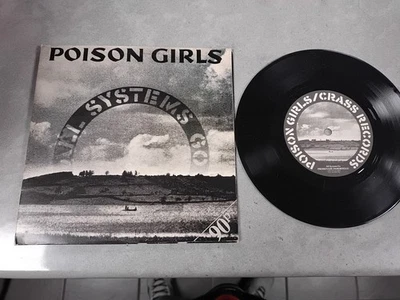 POISON GIRLS ALL SYSTEMS GO 7" GATEFOLD CRASS RECORDS 1980 1ST PRESSING - Image 1 of 4
