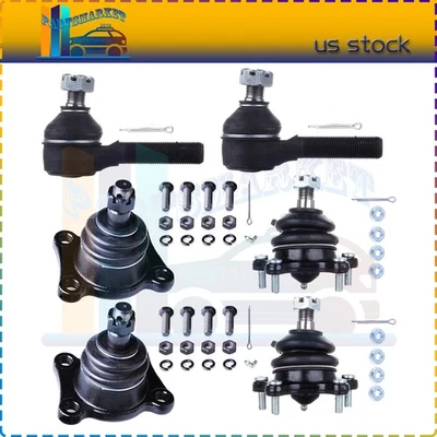 Fit For 1986-1995 Toyota 4Runner Set Of 6 Front Lower Tie Rod End Ball Joint - Изображение 1 из 4