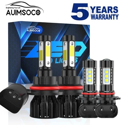 Faro antiniebla LED alto bajo para Dodge Stratus sedán 4 puertas 1995-2000 Foto 1 de 4