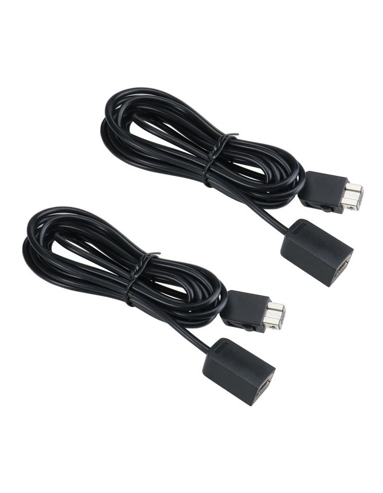 2X Câbles Rallonge 2.80m pour manette Nintendo NES & SNES Mini Classic Wii WiiU - Photo 1/4