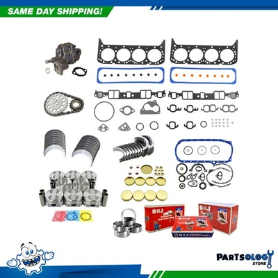 Kit de reconstrução de motor DNJ EK3109M Master para 87-93 Cadillac Brougham 5.0L OHV 16v - Imagem 1 de 4