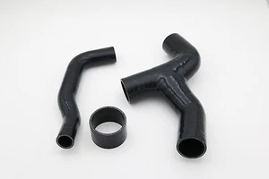 For Subaru WRX GDB VER 7-9 Y-pipe 00-06 Silicone Intercooler Turbo Hose Black - Picture 1 of 10