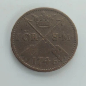 SUEDE 1 Ore 1746 Sweden - Picture 1 of 2