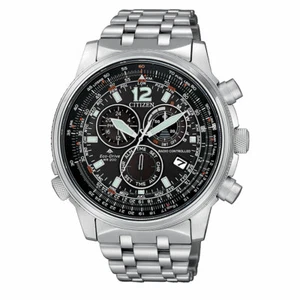 Orologio Citizen Pilot Acciaio Eco-Drive Radiocontrollato Cronografo cb5860-86e - Foto 1 di 1
