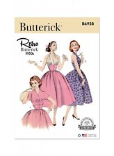 Butterick REtro 1950s SEWING PATTERN B6938 Misses Halter Dress & Jacket