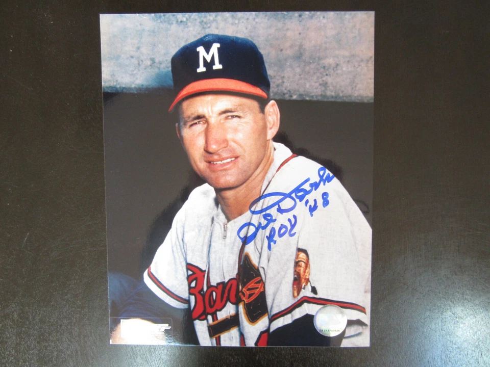 Foto firmada con autógrafo de Alvin Dark 8 X 10 Milwaukee Braves ROY 48 Foto 1 de 1