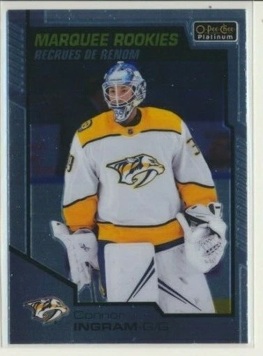2020-21 O-Pee-Chee Platinum Marquee Rookies 180 Connor Ingram Nashville Predator - Image 1 of 1