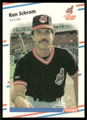 1988 Fleer #614 Ken Schrom - Image 1 of 2
