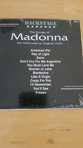 BACKSTAGE KARAOKE CDG #6517  MADONNA  Brand New, Sealed! - Picture 1 of 1