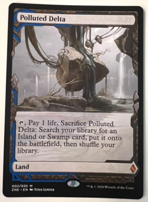 MTG Magic The Gathering Polluted Delta Zendikar Rising - Image 1 of 2