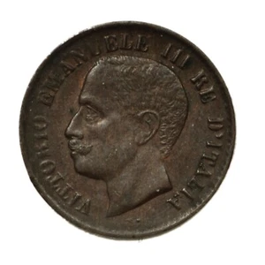 ITALIA Vittorio Emanuele III 1 Centesimo Valore 1908 - Imagen 1 de 2
