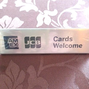 American Express AMEX Metal Logo Pop NEW F/S - Picture 1 of 3