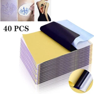40X A4 Manual Tattoo Thermal Carbon/Copy Stencil Transfer Paper Tracing Kit Set - Picture 1 of 12