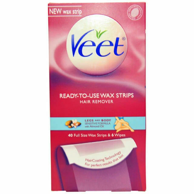 VEET Hair Remover Cold Wax Strips - 40 Count