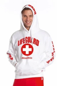 LIFEGUARD Official Guys Virginia Beach Hoodie White XX-Large - Picture 1 of 1