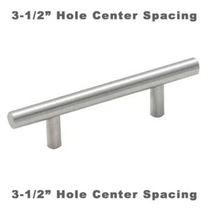 Cosmas 305-3.5SN Satin Nickel Euro Style Bar Pull - Bild 1 von 1