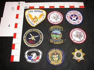Polizei, Sheriff, Sicherheit, Patches Vintage Sammlung, zur Ausstellung - Bild 1 von 11