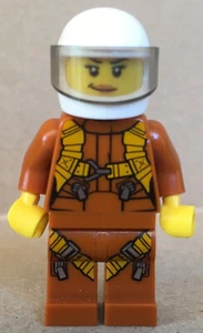 LEGO ®-Minifigur City - Jungle Helicopter Pilot female Set 60161 60162 - cty0794 - Bild 1 von 4