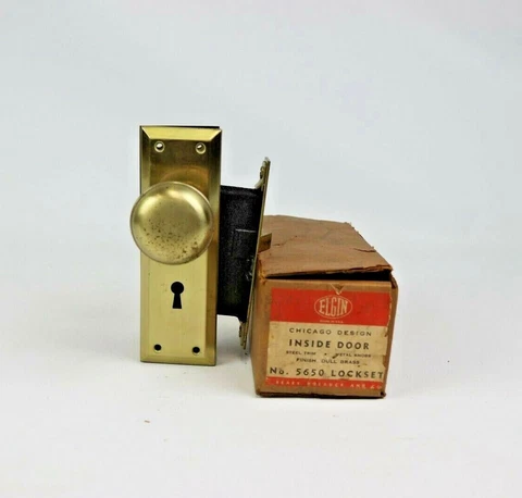 Elgin Chicago Design Inside Door No. 5650 Lock Set Cover