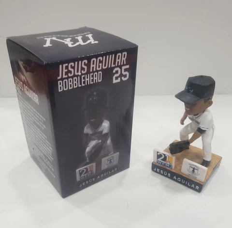 2019 MAHONING VALLEY SCRAPPERS JESUS AGUILAR SGA BOBBLEHEAD ORIOLES ~ NIB Cover
