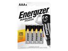 Energizer AAA Cell Alkaline Power Batteries (Pack 4) ENGPOWERAAA ENGPOWERAAA