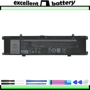 for Dell Latitude 7285 E7285 2-in-1 FTD6M 22Wh Keyboard Battery 6HHW5 06HHW5 - Picture 1 of 7