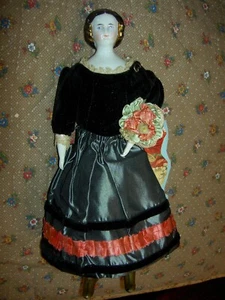 Antik Porzellan sgnd AUTOPERIPATETIKOS um 1862 Uhrwerk mechanisch GEHPUPPE SPIELZEUG - Bild 1 von 24