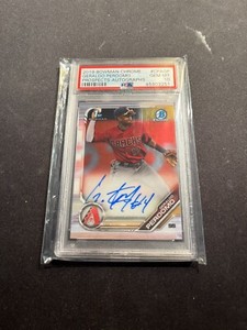 2019 Bowman Chrome Prospects Auto Geraldo Perdomo #CPA-GP PSA 10 GEM MT Auto
