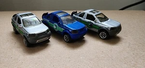 Matchbox Park Ranger Police Landrover Lot Of 3 - Picture 1 of 7