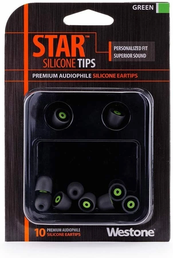 Pack de 5 pares de puntas de repuesto de silicona Westone Star de 10,5 mm de diámetro X 10 mm Foto 1 de 1