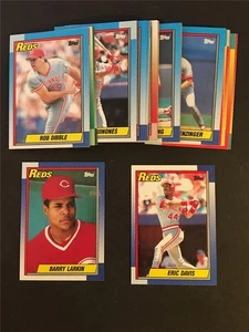 1990 Topps Cincinnati Reds Team Set With Traded 35 Cards World Series Champions - Picture 1 of 1