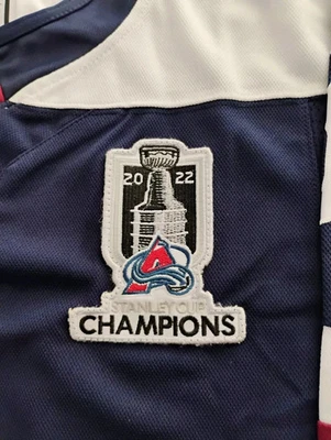 NWT Cale Makar #8 Colorado Avalanche Fanatics Jersey Navy - Image 1 of 4