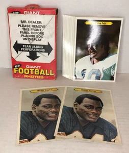 VINTAGE 1980 TOPPS GIANT FOOTBALL PHOTOS IN OVP Walter Payton NFL - Bild 1 von 5