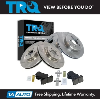 Kit de pastillas de freno y rotor TRQ para Chrysler 300 2014-2023 2011-2018 Dodge Challenger Foto 1 de 4