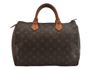 Authentic Louis Vuitton Monogram Speedy 30 Hand Boston Bag M41526 LV 8478M - Picture 1 of 10