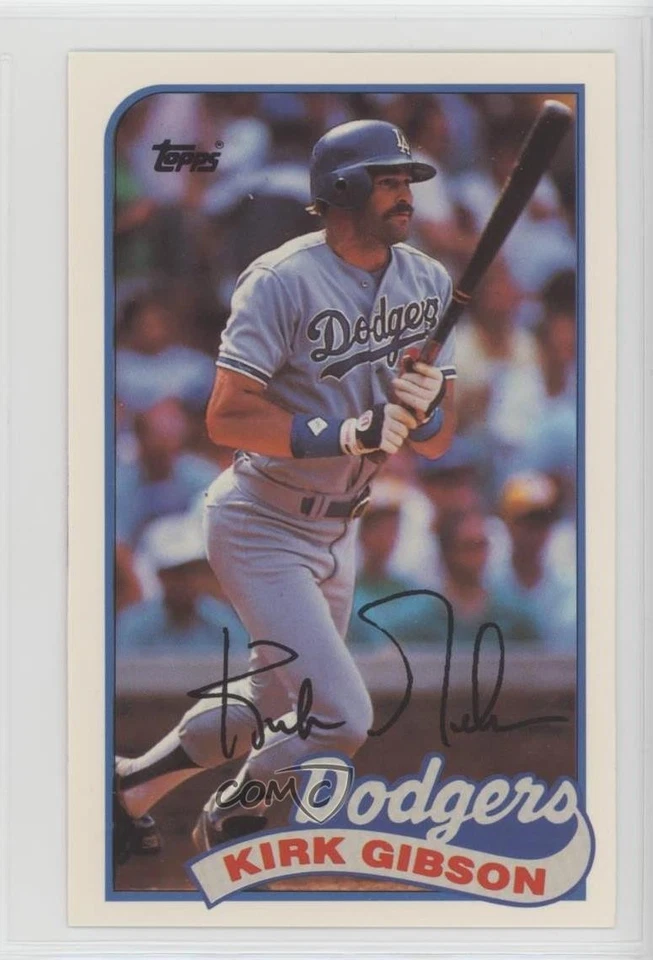 1989 Topps/LJN Baseball Talk Kirk Gibson #67 - Image 1 of 2