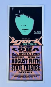 BJORK COBA CONCIERTO DE ROCK SERIGRAFÍA FIRMADA MARCA ARMINSKI TEATRO ESTATAL - Imagen 1 de 2