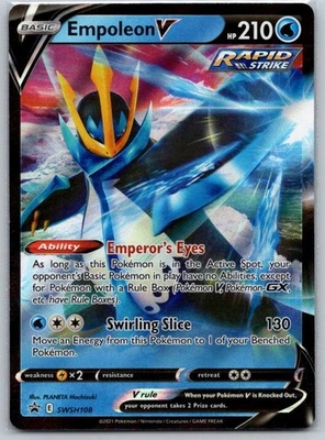 Empoleon V - SWSH108 SWSH: Sword & Shield Promo Cards NM - Image 1 of 2