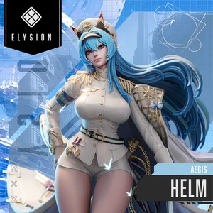 Helm (Nikke Fan Art / Skulptur komplett bemalt SFW & NSFW (auf Bestellung gefertigt) reif - Bild 1 von 17